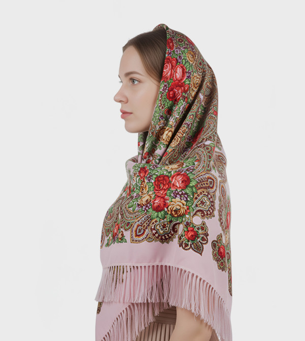 Ddaniela  Woven Scarves - Pink Woven Scarves