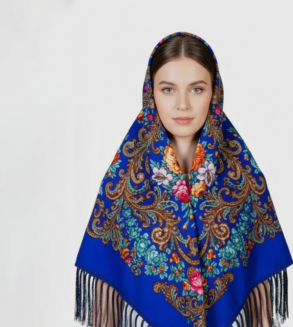 Ddaniela  Scarves - Blue Woven Scarves