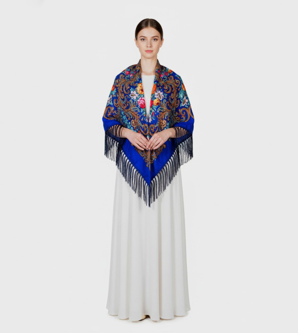 Ddaniela  Scarves - Blue Woven Scarves