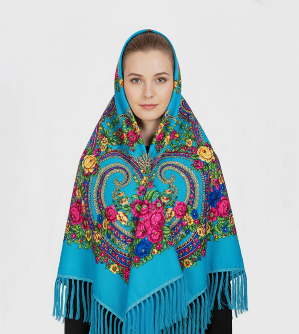 Ddaniela  Woven Scarves - Blue Woven Scarves