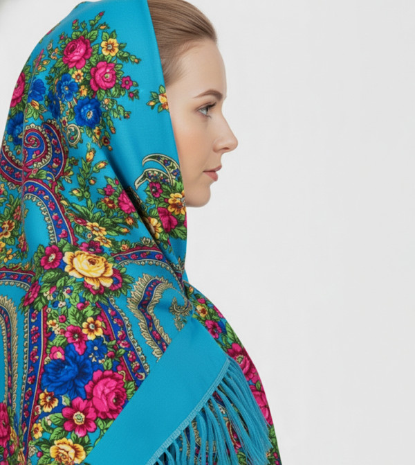 Ddaniela  Woven Scarves - Blue Woven Scarves