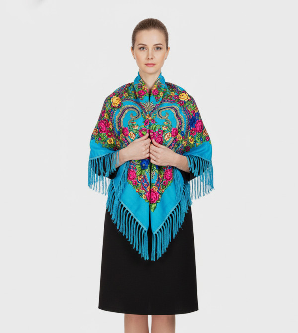 Ddaniela  Woven Scarves - Blue Woven Scarves