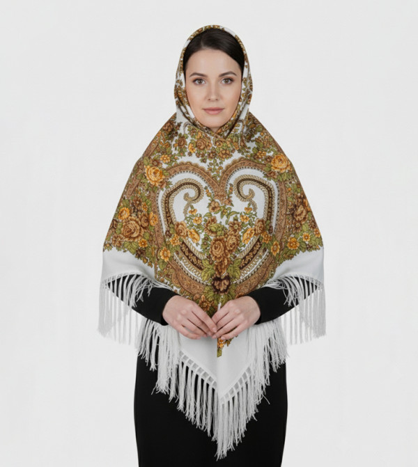 Ddaniela  Scarves - White Woven Scarves
