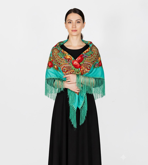 Ddaniela  Scarves - Green Woven Scarves