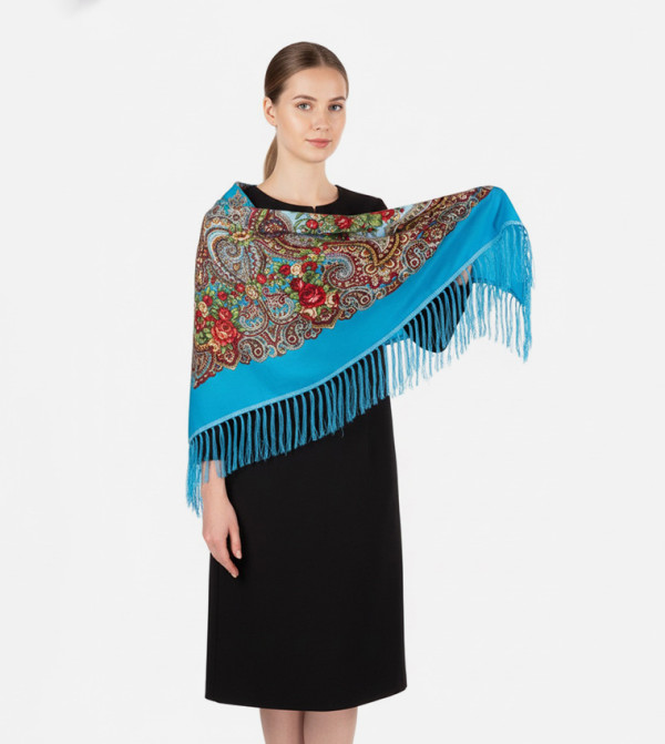 Ddaniela  Woven Scarves - Blue Woven Scarves