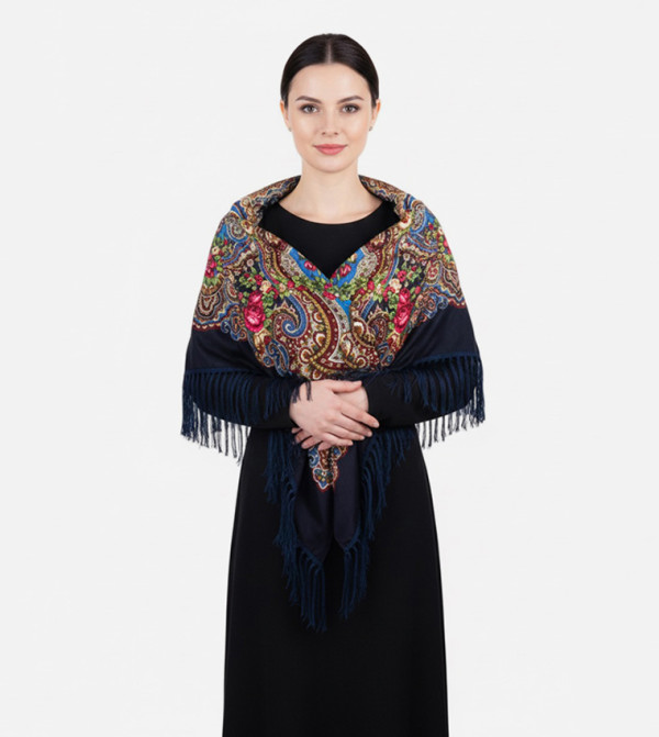 ددانييلا  أوشحة - أسود Woven Scarves