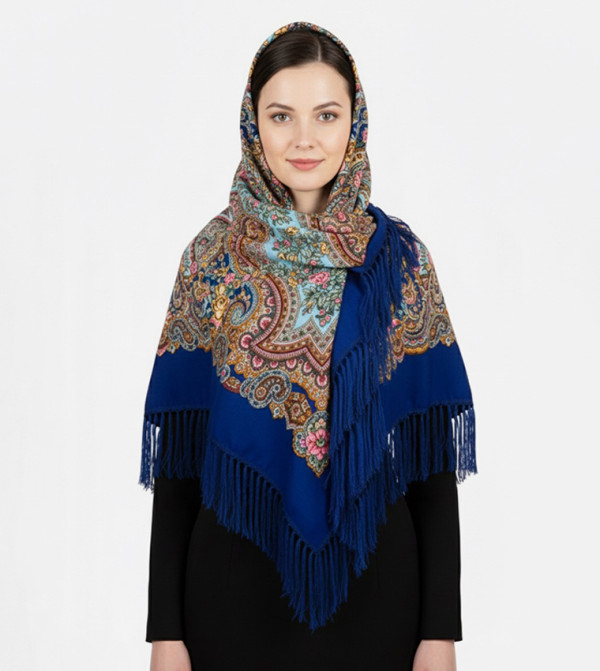 Ddaniela  Woven Scarves - Blue Woven Scarves