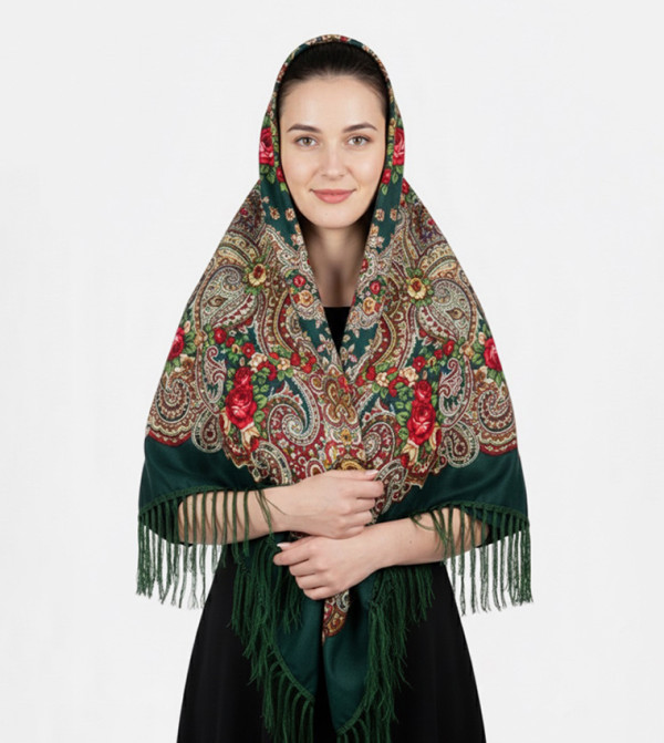 ددانييلا  أوشحة - أخضر Woven Scarves