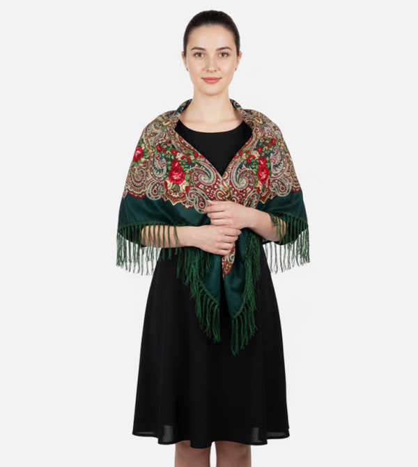 ددانييلا  أوشحة - أخضر Woven Scarves