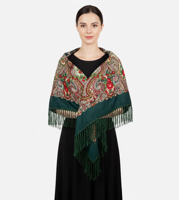 ددانييلا  أوشحة - أخضر Woven Scarves