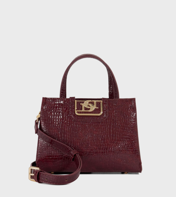 ديون لندن ديون لندن - بورغندي Satchel Bags