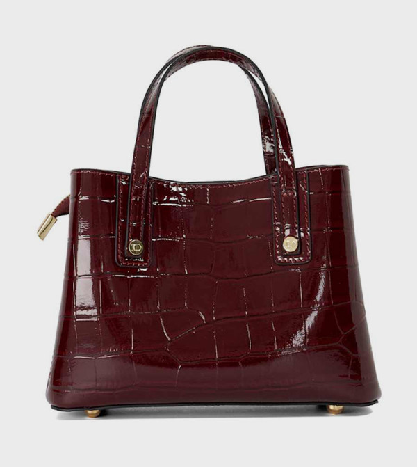 ديون لندن  حقائب توت - بني محمر  حقائب يد كبيرة