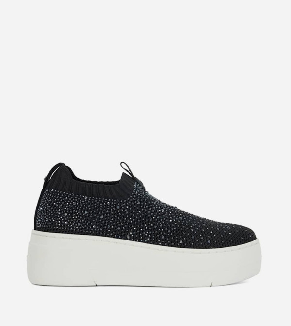 ديون لندن  Slip-Ons - أسود سهل الارتداء