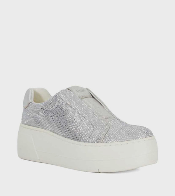ديون لندن  Slip-Ons - فضي سهل الارتداء