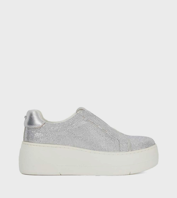 ديون لندن  Slip-Ons - فضي سهل الارتداء