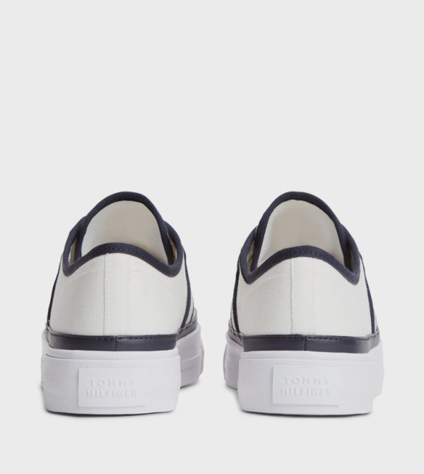 Tommy Hilfiger start-at-the-bottom-w - White Low Top