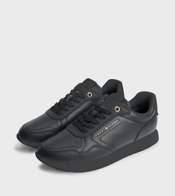 Tommy Hilfiger  start-at-the-bottom-w - BLACK Low Top