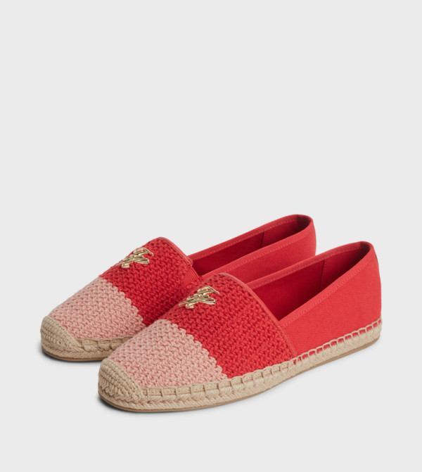 تومي هيلفيغر  Slip-Ons - أحمر أحذية إسبادريل