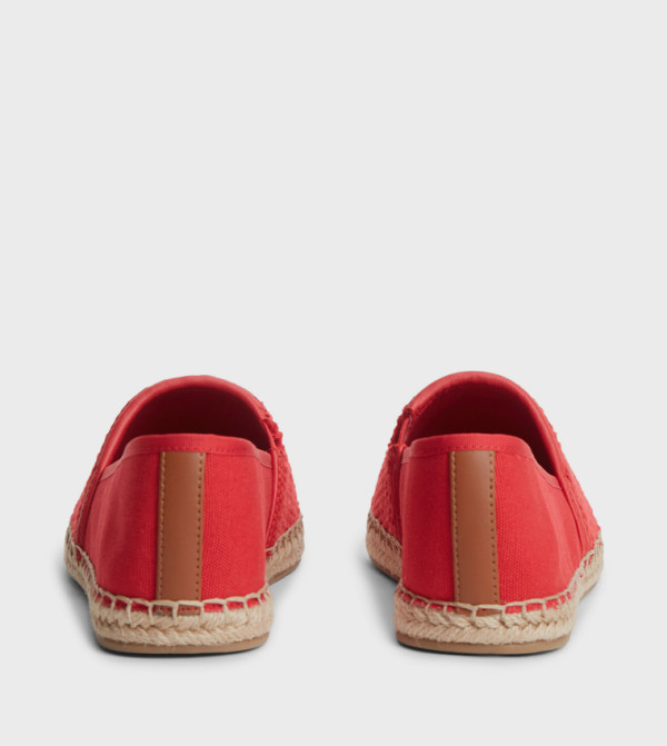 تومي هيلفيغر  Slip-Ons - أحمر أحذية إسبادريل