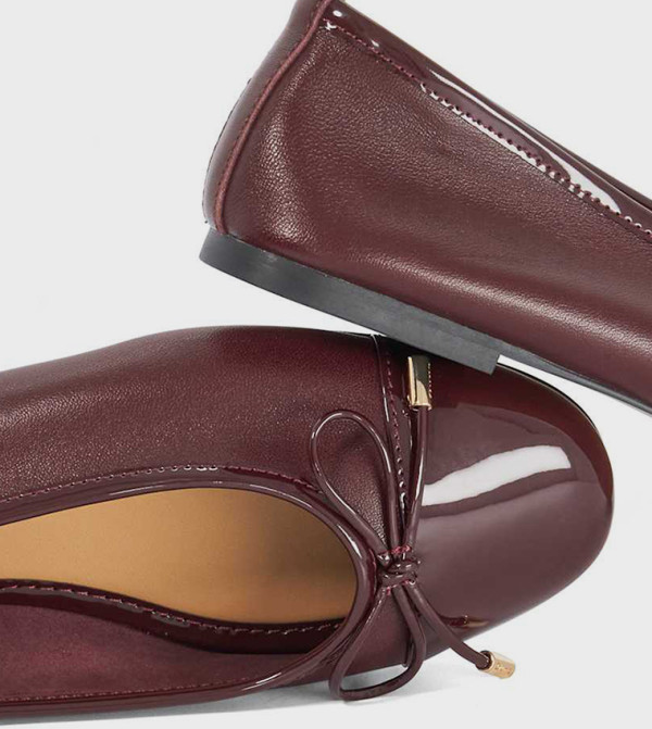 Dune London  Ballerinas - Burgundy undefined