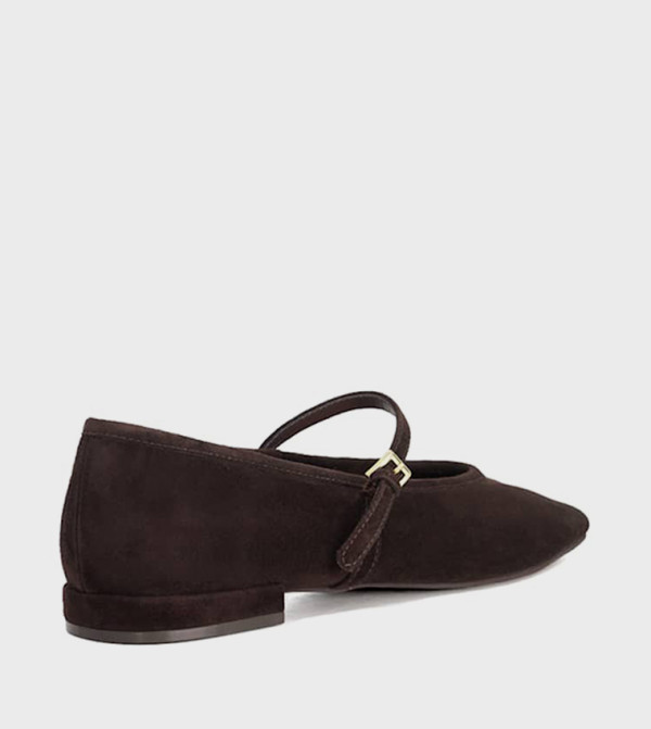 Dune London Mary Janes - Brown Mary Janes
