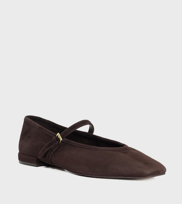Dune London Mary Janes - Brown Mary Janes