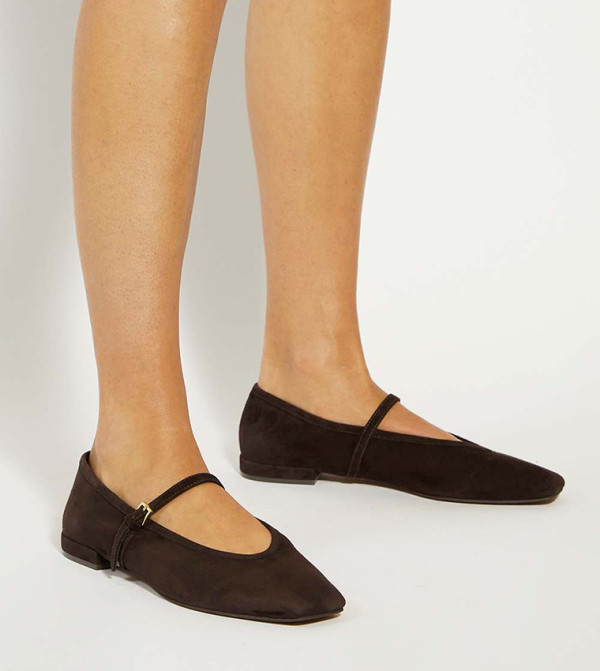Dune London Mary Janes - Brown Mary Janes