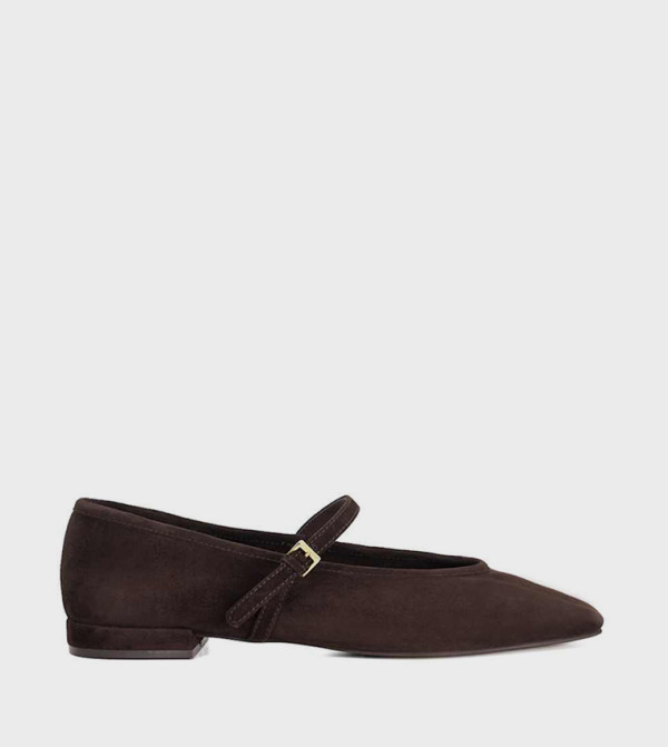Dune London Mary Janes - Brown Mary Janes
