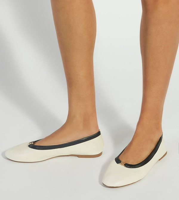 Dune London Ballerinas - Ivory undefined
