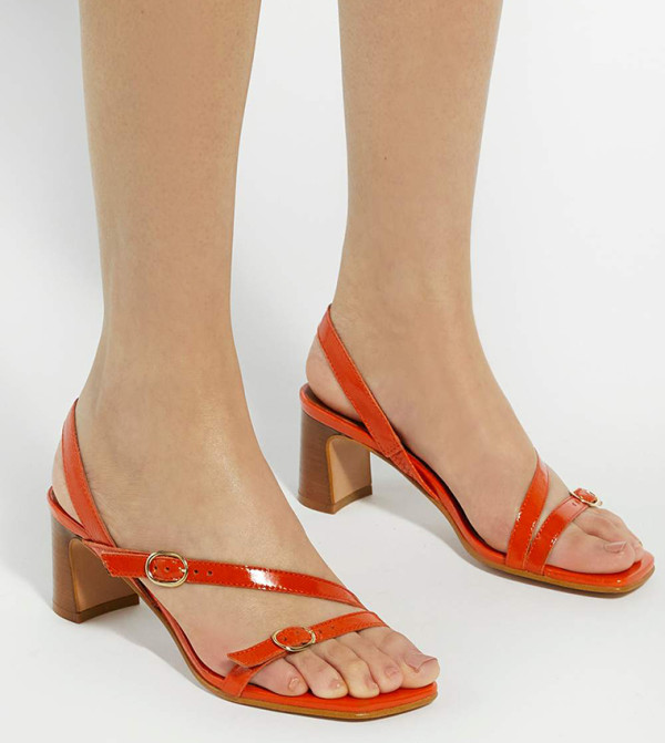 Dune London  Heels - Orange Heels
