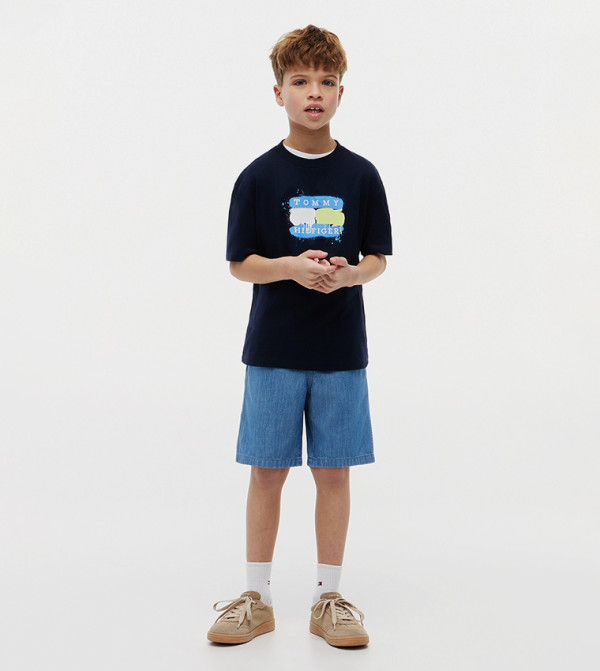 تومي هيلفيغر  تيشيرتات  - كحلي T-shirts