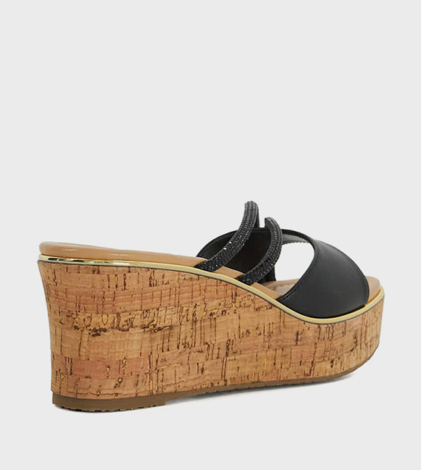 Dune London  Wedges - Black Wedges