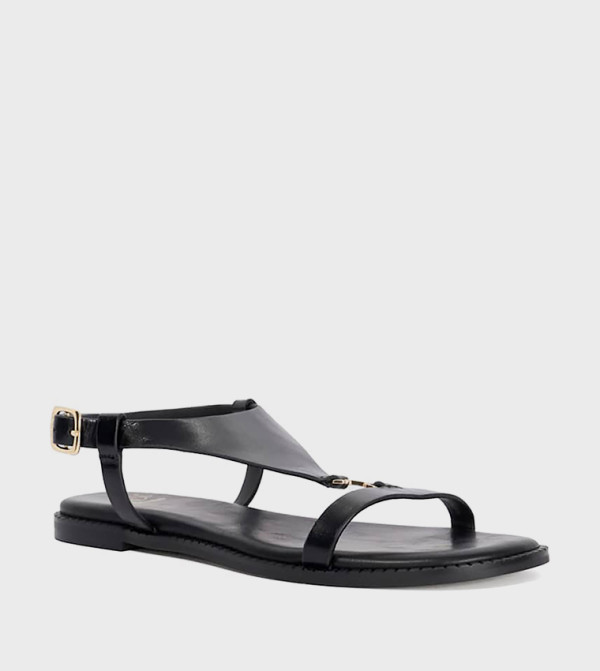 Dune London Dune London - Black Flat Sandals