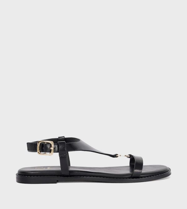 Dune London Dune London - Black Flat Sandals