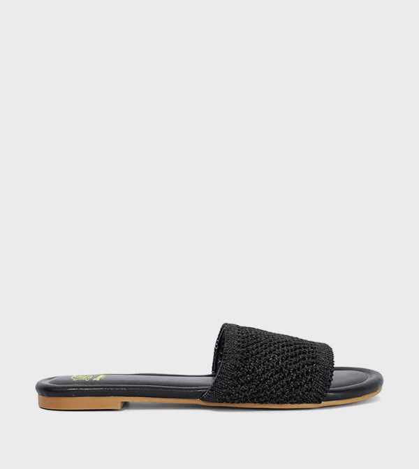 Dune London  Shoes - Black Flat Sandals