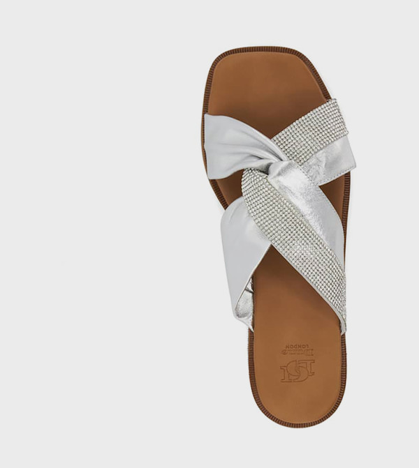 Dune London Dune London - Silver Flat Sandals