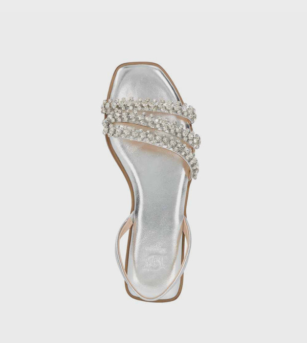 Dune London Dune London - Silver Flat Sandals