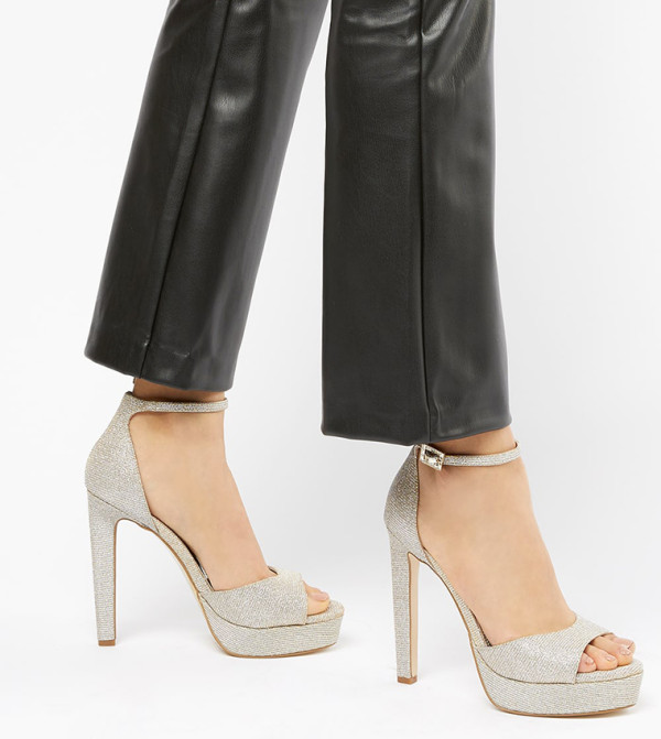 Dune London  Sandals - Gold Heeled Sandals