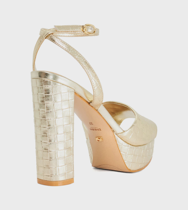 Dune London  Heels - Gold Heels