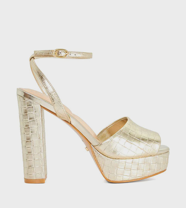 Dune London  Heels - Gold Heels