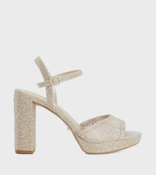 Dune London pre-dune-london-launch - Gold Heels