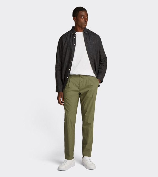 Tommy Hilfiger  Formal Pants - Green Formal Pants