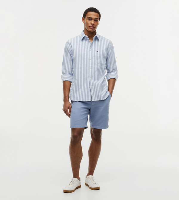 Tommy Hilfiger  Casual Shirts - Blue Long Sleeves