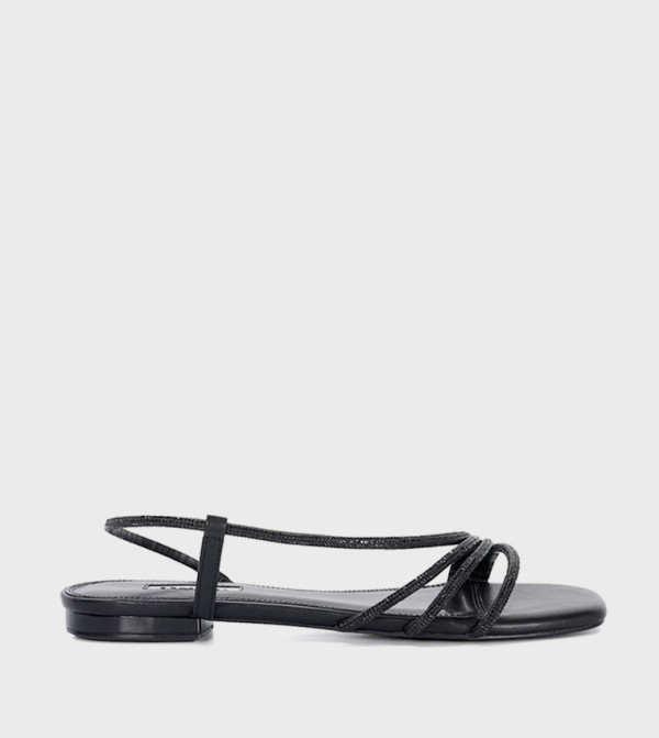 ديون لندن caution-hottest-deals-ksa - أسود Flat Sandals