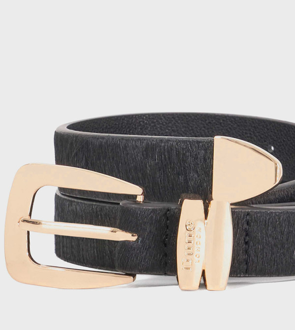 ديون لندن  أحزمة - أسود Leather Belts