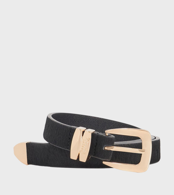ديون لندن  أحزمة - أسود Leather Belts