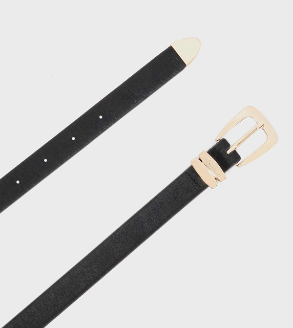 ديون لندن  أحزمة - أسود Leather Belts