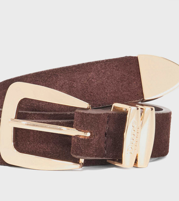 ديون لندن  أحزمة - بني  Leather Belts