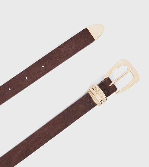 ديون لندن  أحزمة - بني  Leather Belts