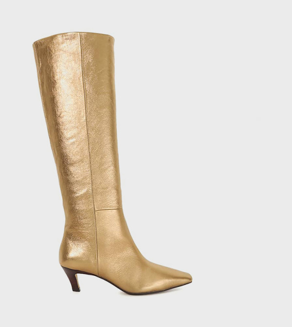 ديون لندن  أبوات - ذهبي Knee length Boots